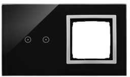 Simon Panel dotykowy Simon 54 Touch DSTR220/74 2 moduły 2 pola dotykowe poziome otwór na osprzęt Simon 54 księżycowa lawa DSTR220/74