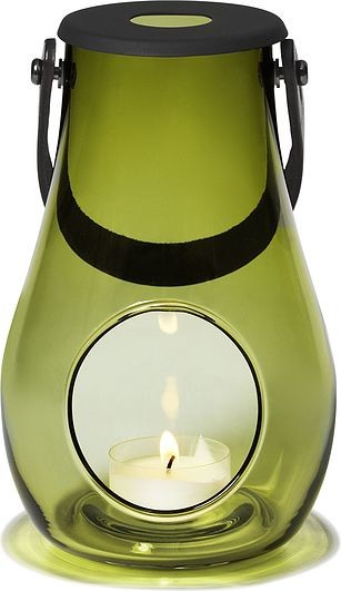 Holmegaard Lampion Design With Light 16,5 cm oliwkowy 4343546
