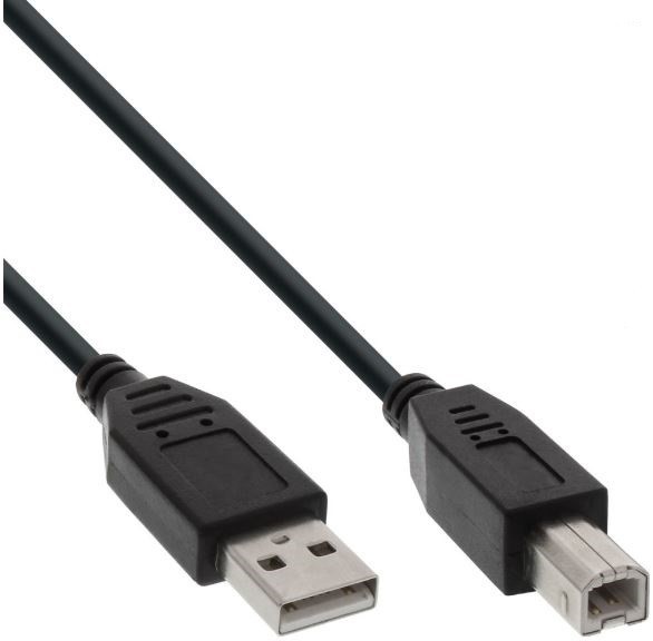 InLine Kabel USB Typ A męski B męski czarny 5m 34555X