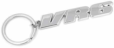Volkswagen Volkswagen Classic Parts ZCP902855 breloczek do kluczy VR6 brelok do kluczy, chrom/srebrny ZCP902855