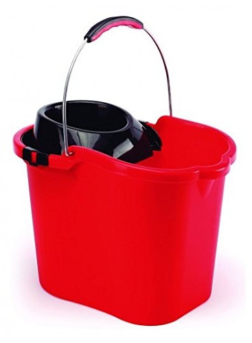 Maya Professional Tools 09085 wiadro z auswringer i uchwytu, metalowym, 16 L 09085