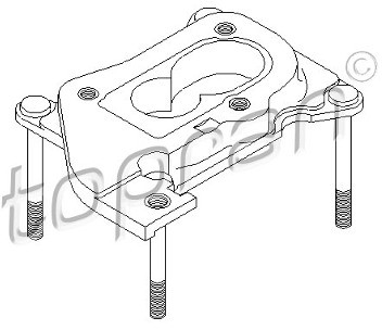 TOPRAN Podstawka gaźnika TOPRAN 101 003