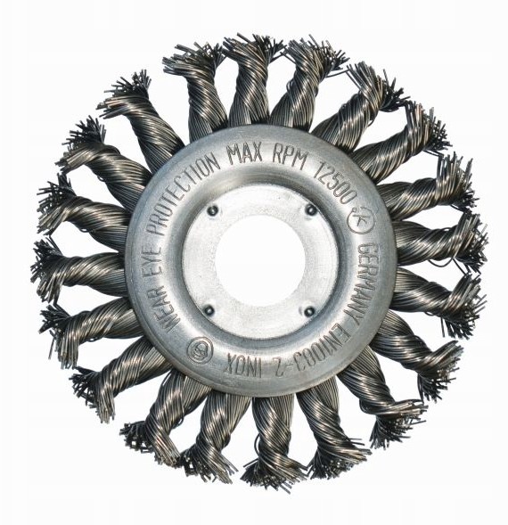 ABRABORO Szczotka tarczowa 115 mm/22,2 drut spla