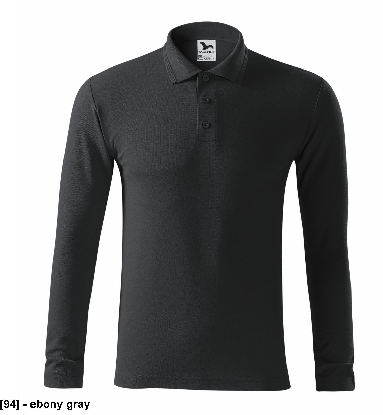 ADLER MALFINI Pique Polo LS 221 - Koszulka polo męska, 200 g/m, 9 kolorów - S-3XL Pique Polo LS 221