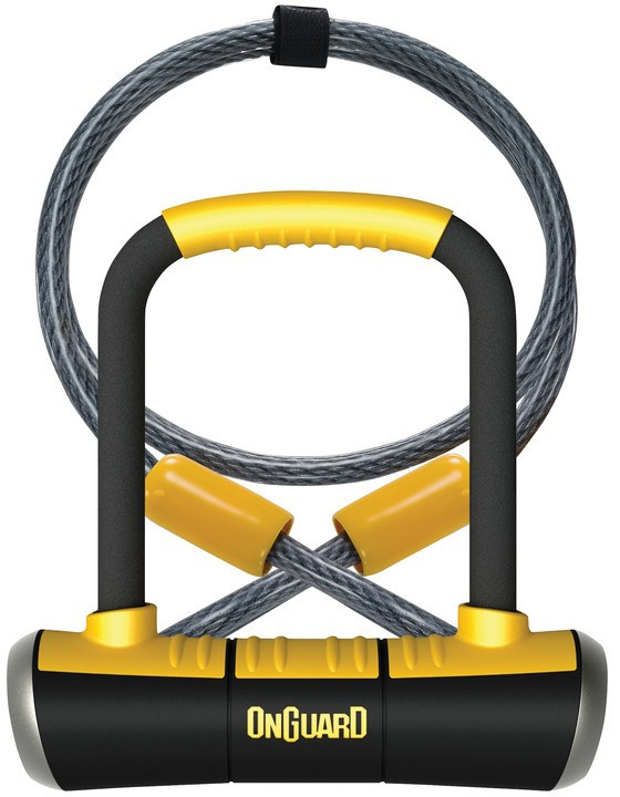 Onguard Zapięcie U-lock Pitbull Mini DT 8008 z linką czarny-żółty / Rozmiar: 120 cm 9 x 14 cm 8008OG