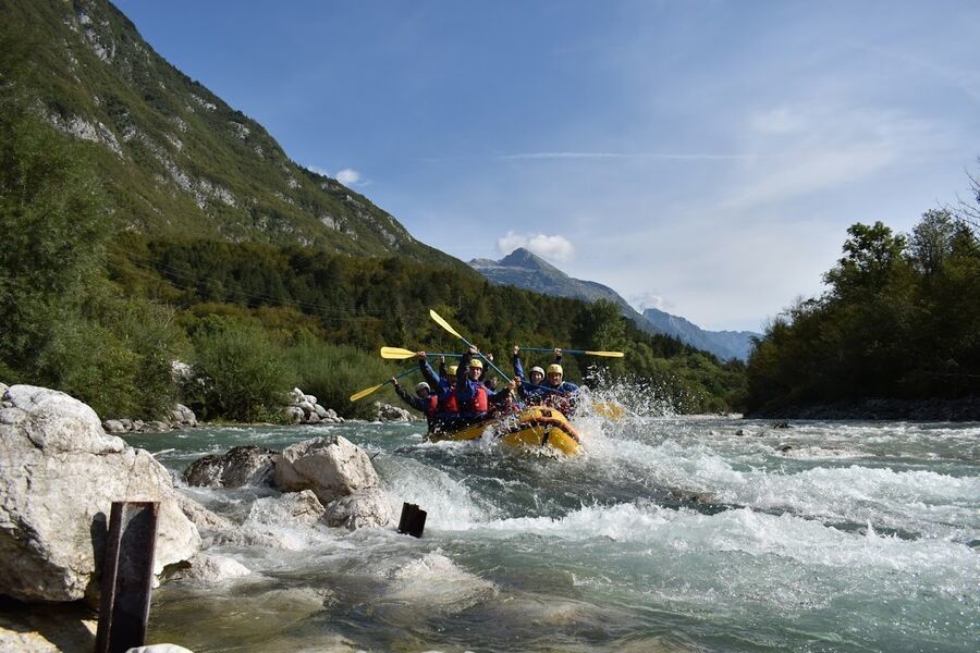 Rafting rzeką Soca w Słowenii - Bovec