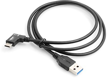 System-S System-S USB 3.1 typ C męski kabel wtyk kątowy 90° do USB 3.0 typ A 100 cm 50814232