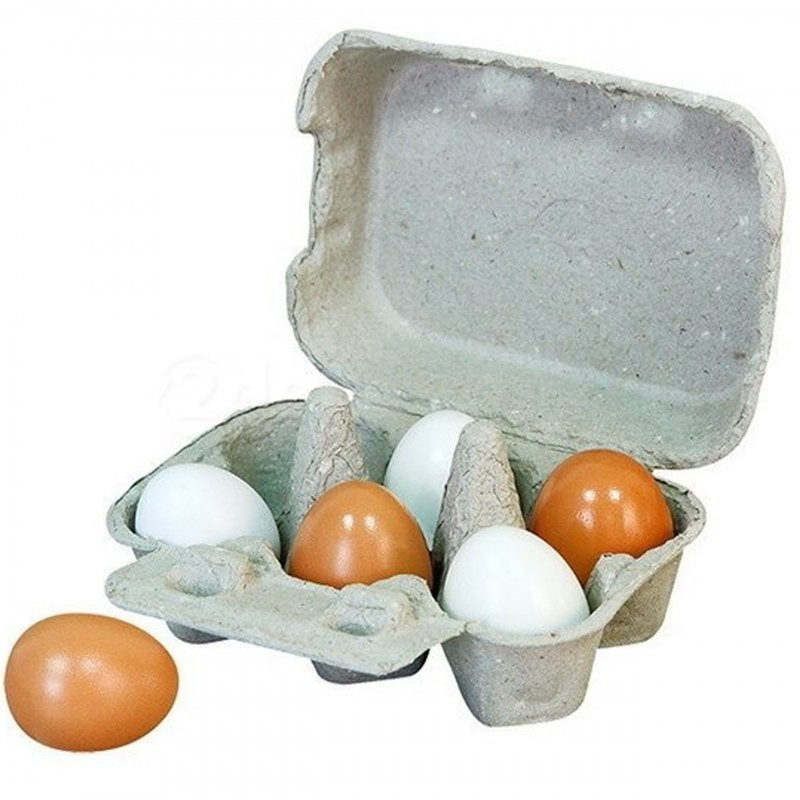 VIGA Jajka drewniane w wytłoczce V59228