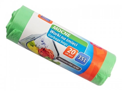 Ravi Worki na śmieci 35L MOCNE 20szt Worki na śmieci 35L 20szt