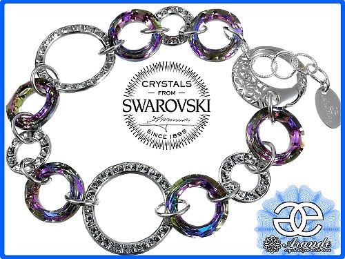 Swarovski Arande SPECIAL Bransoletka 5 KOLORÓW SREBRO 4827530067