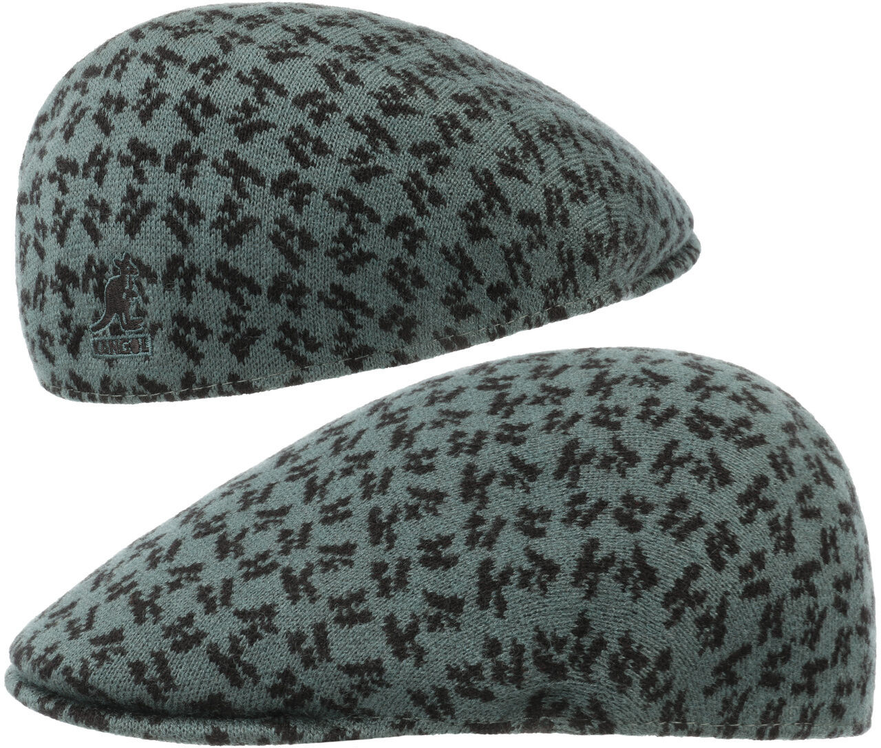 Płaski Kaszkiet Square K 507 by Kangol, miętowy, S (54-55 cm)