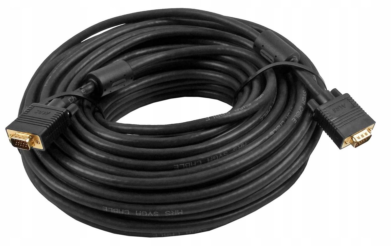 Markowy Kabel Vga D-sub 25 M MRS-167 Gold Filtry