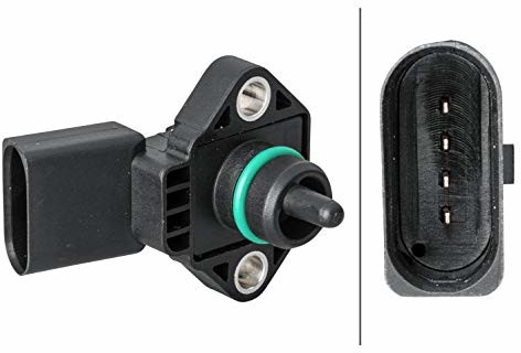 HELLA Czujnik 6PU 230 040-561, prędkość obrotowa koła - 2-biegunowy - z tyłu - kabel: 770 mm - z uchwytem 6PU 230 040-561