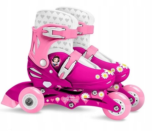Disney Princess Lalka Rolki Wrotki 2W1 Regul 27-30