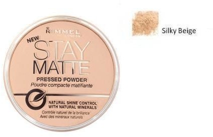 Rimmel Stay Matte Long Lasting Pressed Powder puder prasowany 5 Silky Beige 14g 31110-uniw