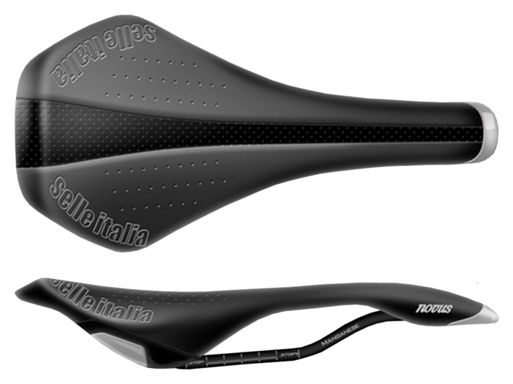 Selle Siodełko ITALIA Novus TM czarny / Płeć: damskie męskie / Rozmiar: L1 SIT-080A407AHC0B0