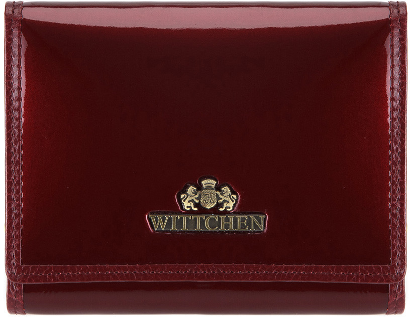 Wittchen Damski portfel ze skóry lakierowany średni 25-1-070-9