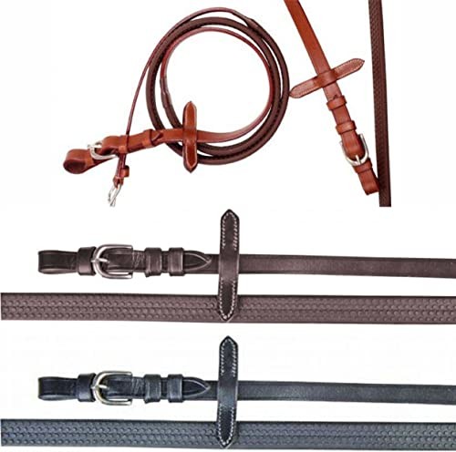 HKM SPORTS EQUIPMENT 56449100 Cugle z gumową poszewką, L, czarne 5644