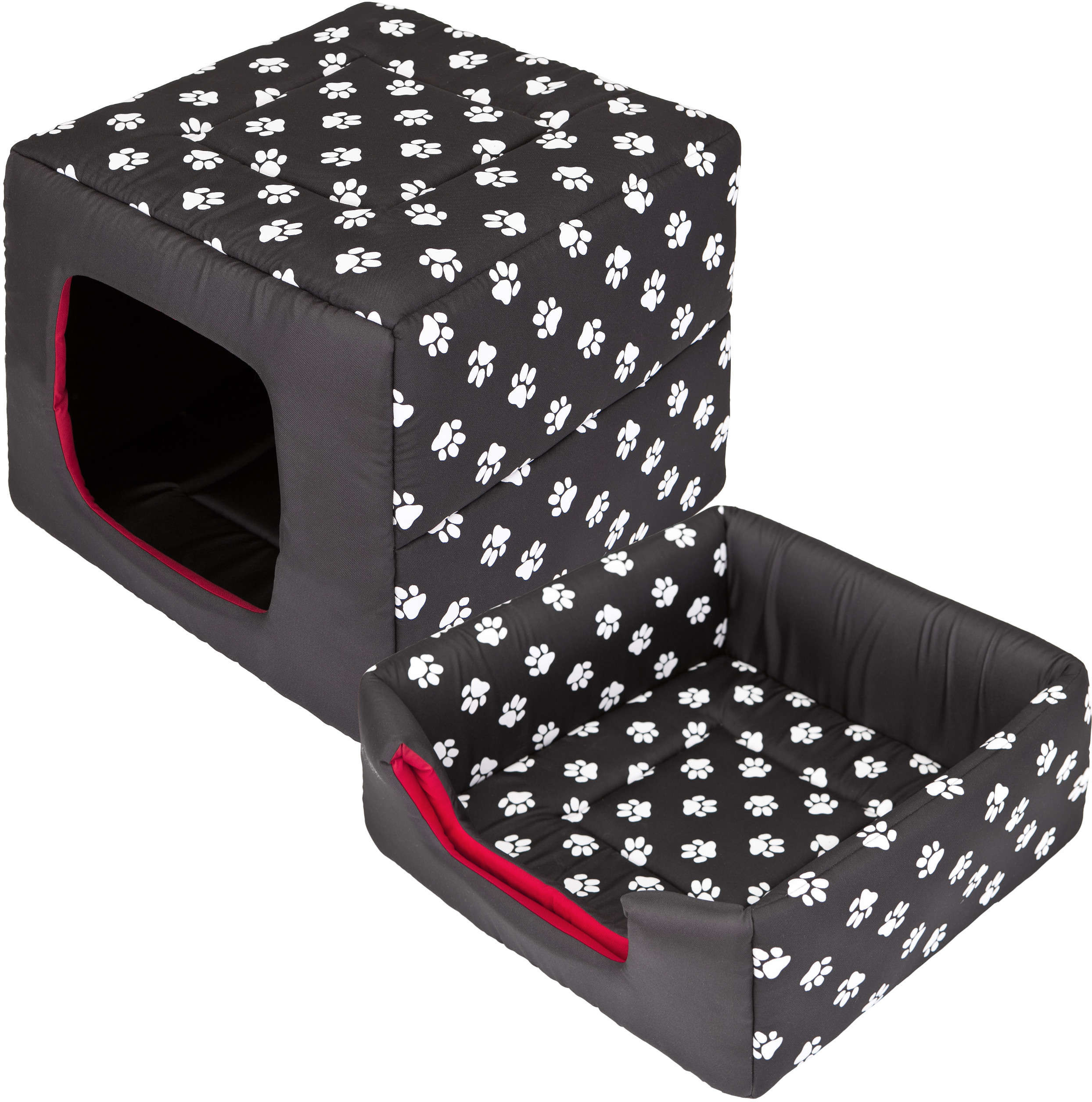 Hobbydog Legowisko Butterfly Czarne w łapki R4 R4 BUTCWL4