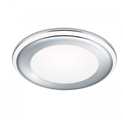 Trio Aura Chrom LED 10W śr. 14,8cm 3000K Oprawa wpuszczana 652410106
