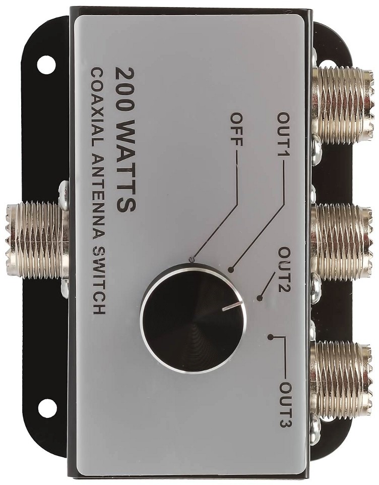 Przełącznik Antenowy CX-3 Potrójny 0-60MHz SO-239