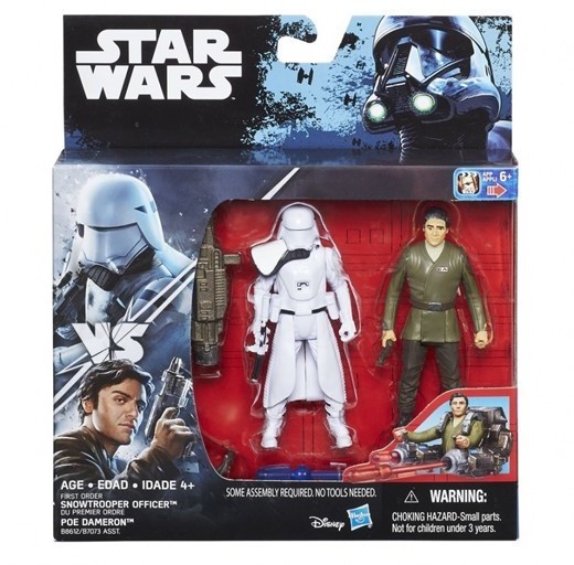 Hasbro StarWars 2-Pak Figurek B8612 Snowtrooper Officer& Poe Dameron B7073