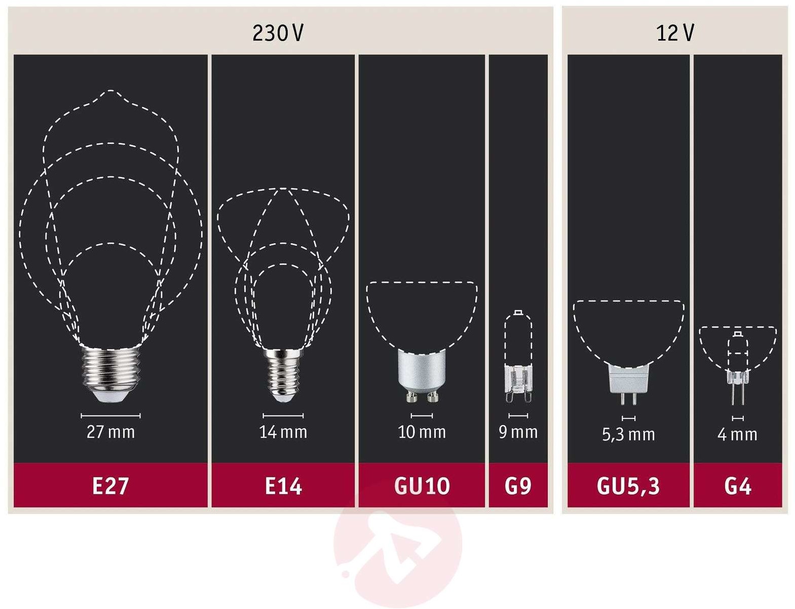 Paulmann żarówka LED E27 filament niebieska 2,2W