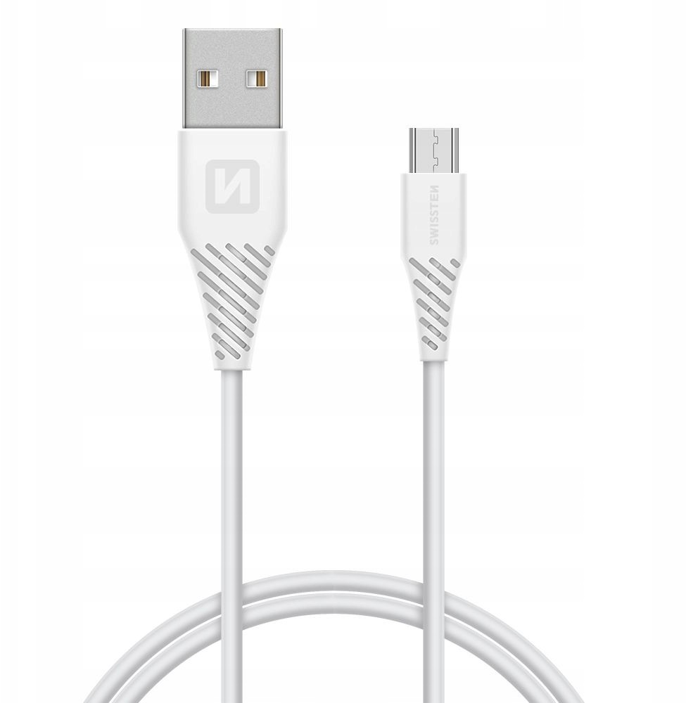 Kabel MicroUSB Swissten 1.5m biały (9mm)