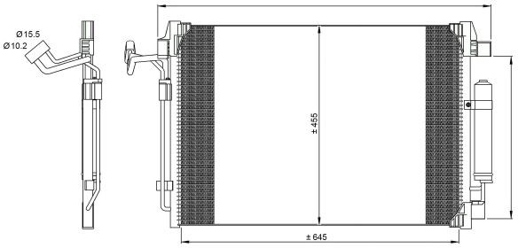 NRF Skraplacz, klimatyzacja NRF 350094