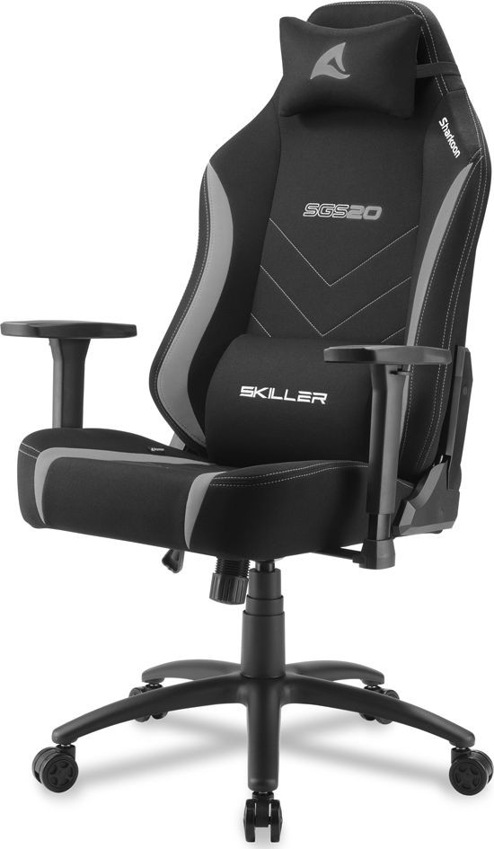 Sharkoon Fotel Sharkoon Skiller SGS20 Fabric szary 4044951035014