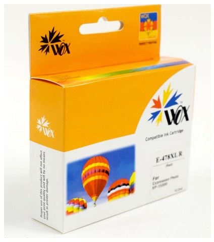 Wox Tusz Red EPSON 478XL zamiennik C13T04F54010 C13T04F54010) 840 E478LRN