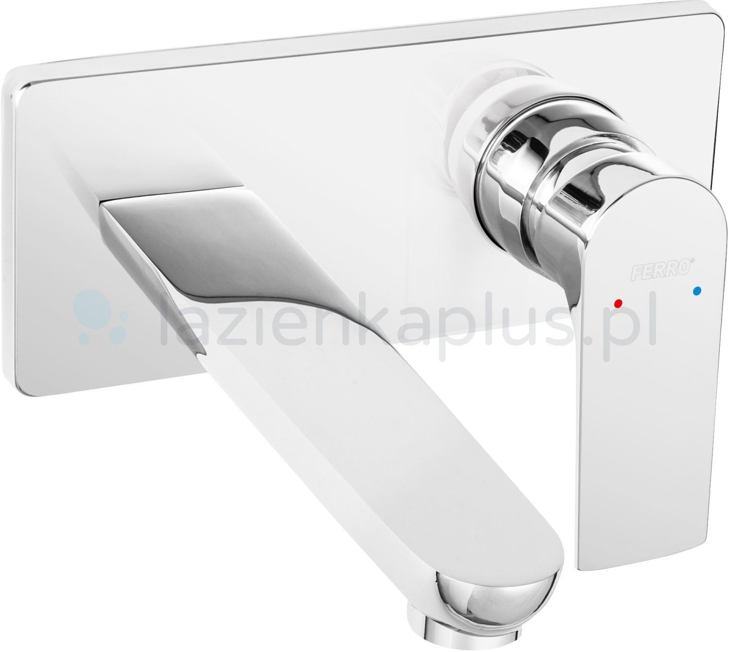 Ferro Algeo Square bateria umywalkowa chrom BAQ3PA18