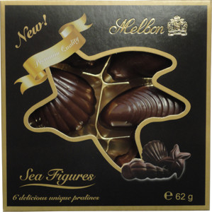 Melbon Bombonierka Melbon Sea Figures Dark 62 g ZFE69-665F2
