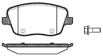 RoadHouse Zestaw klocków hamulcowych, hamulce tarczowe 2775.00