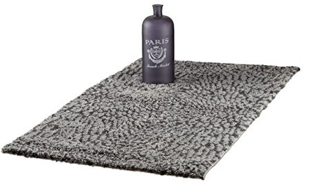 Relaxdays dywan dywan shaggy jako chodnik na korytarzu, miękkie salonu, z wysokim runem ze wzorem, 70x140 cm, 120x170 cm, szary 10022449_774