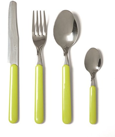 Colorlife Color Life zestaw sztućców 24-częściowy Fashion Zielony 48514