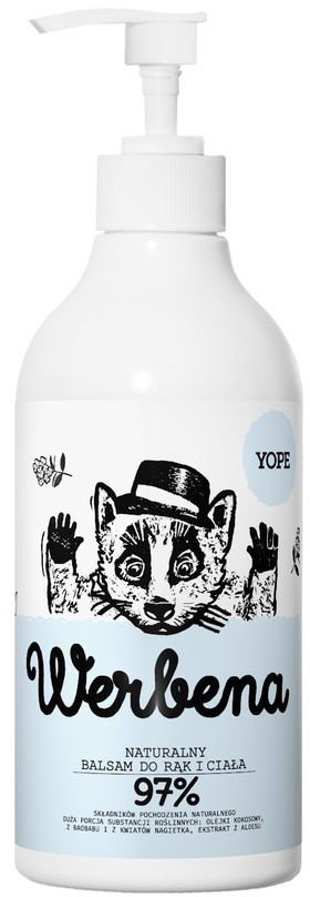 NATURALNY ŁAGODZĄCY BALSAM DO RĄK I CIAŁA 300ML WERBENA