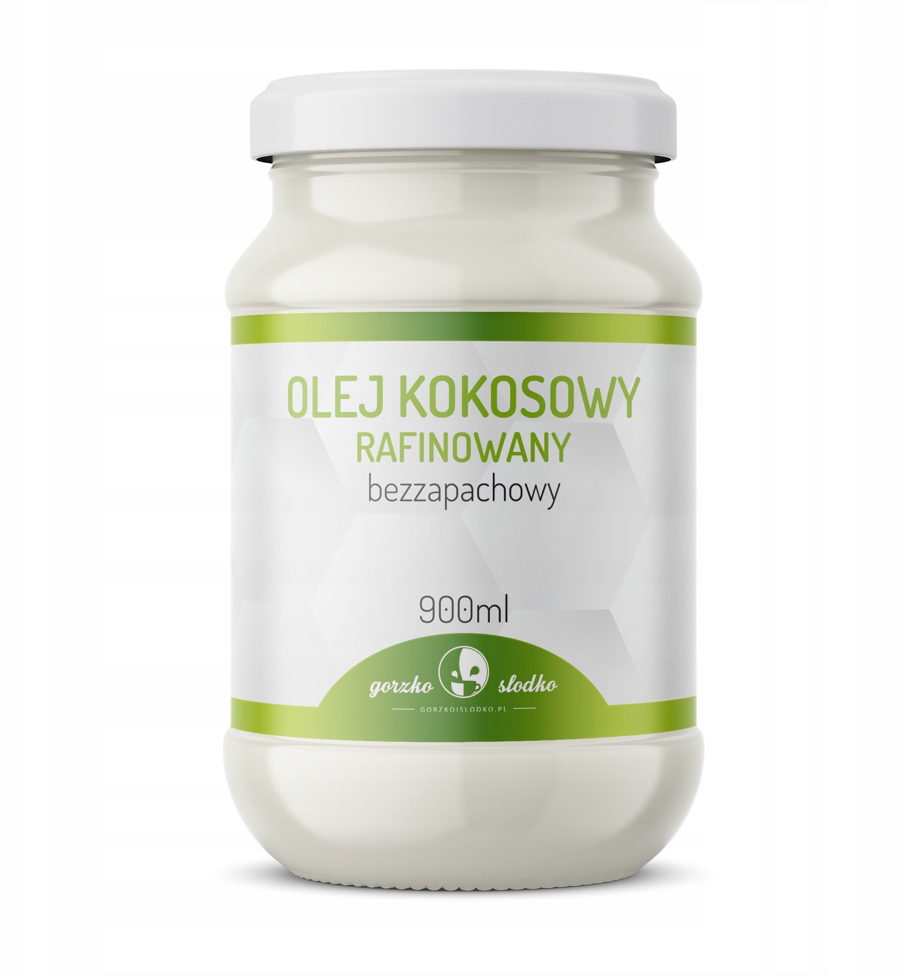 Olej kokosowy Rafinowany Czysty bezzapachowy 900ml