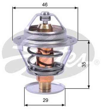 GATES Termostat, żrodek chłodzący TH10489G1
