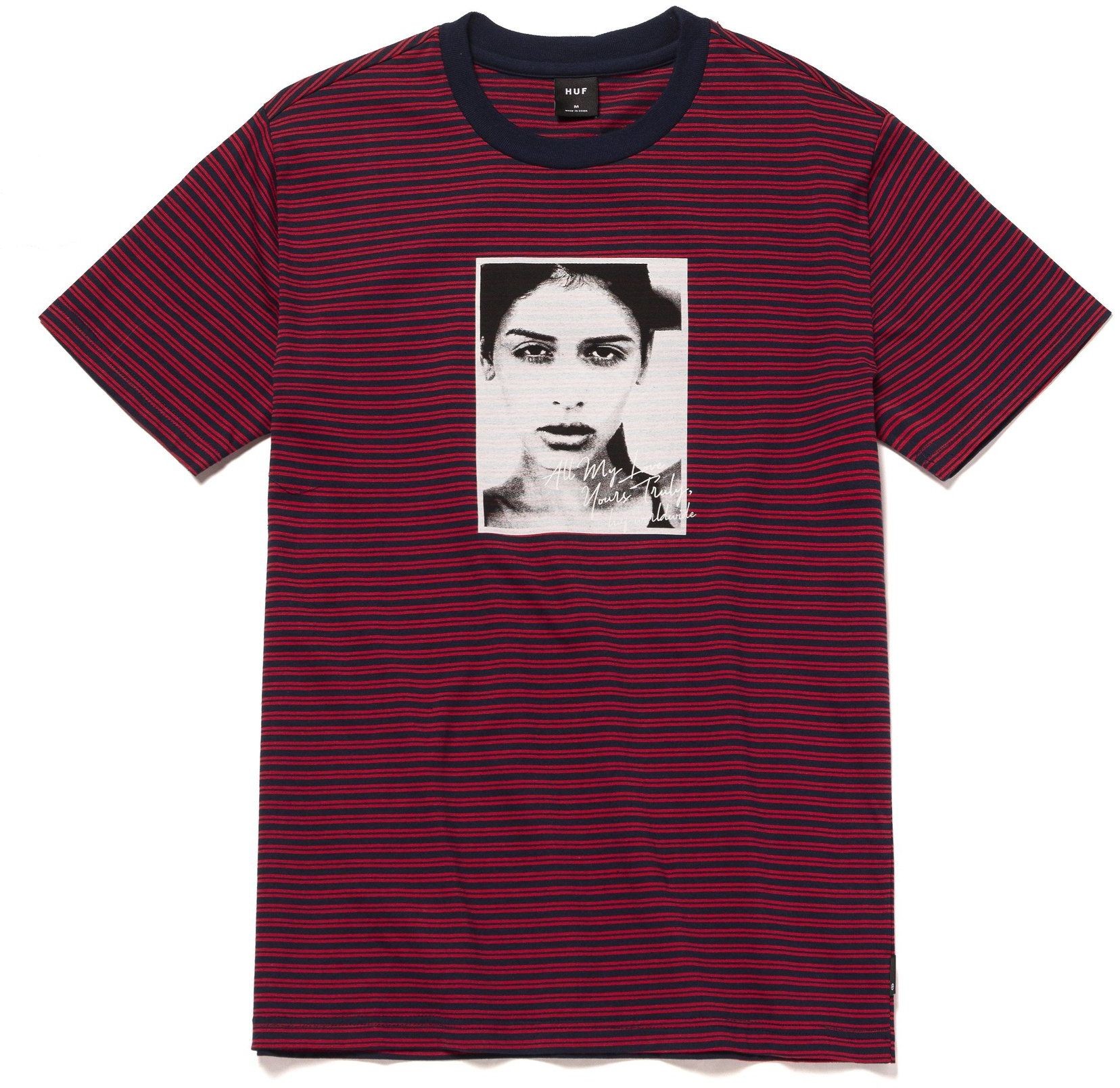 HUF t-shirt HUF MOLLY STRIPPED SHIRT True Red
