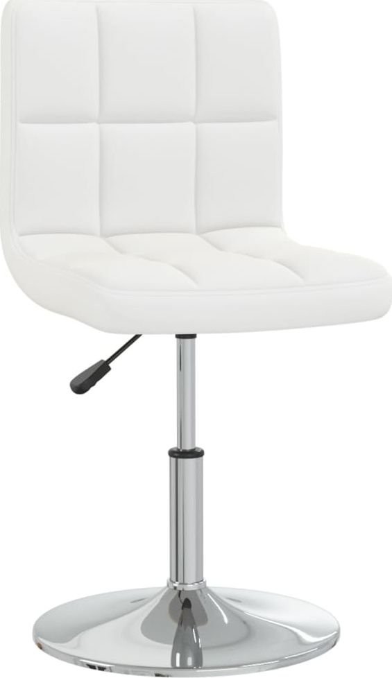 vidaXL Krzesło stołowe białe obite sztuczną skórą 3087438