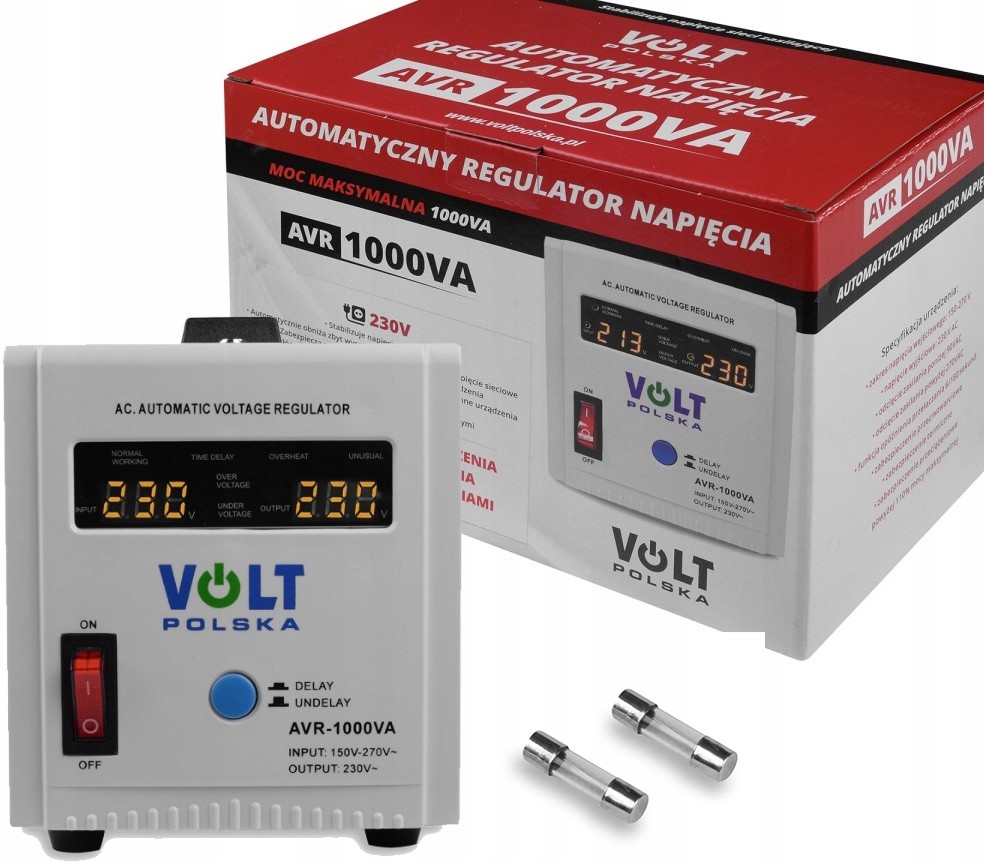 Stabilizator Napięcia Prądu Do Agregatu Avr 1000VA