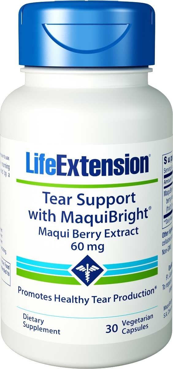 Life Extension Wsparcie Wytwarzania Łez z MaquiBright, 30 kaps. 01918