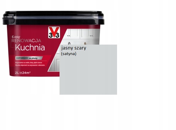 V33 Easy renowacja Kuchnia 2L Jasny szary