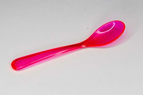 Kimmel 21-000-3314-1 łyżeczka do jajek/łyżeczka dla dzieci duża (6 sztuk) tworzywo sztuczne czerwona przezroczysta