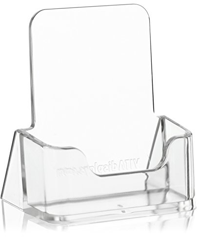VITAdisplays VITAdisplays stojak na wizytówki/stojak na wizytówki, pionowy, przezroczysty .