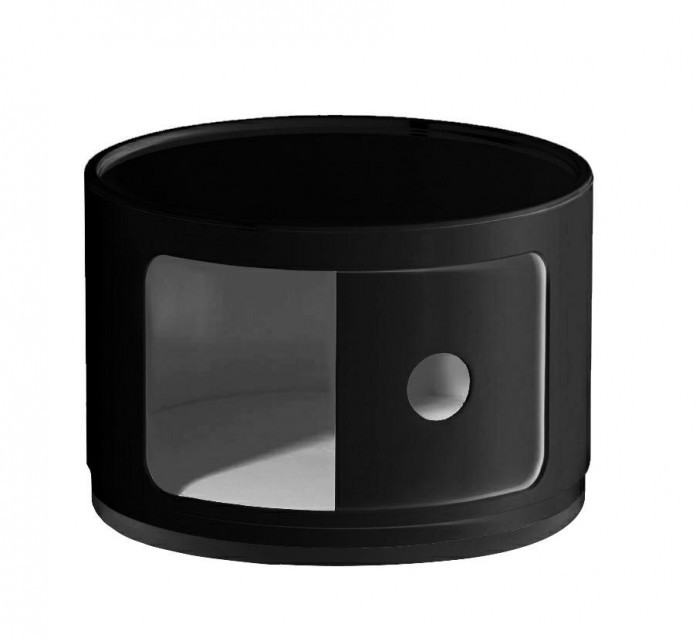 King Home Czarna Szafka Komoda COMBI BB-02.BLACK