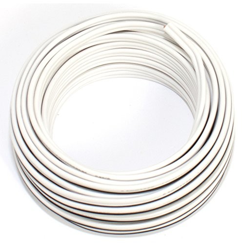 Seki Przewód głośnikowy 10 m  2 X 0,5 mm  100% CCA MIEDŹ; kabel audio biały 311954