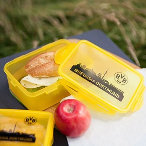 Borussia Dortmund BVB przerwami zestaw (2 pojemników na chleb) one size 16403000