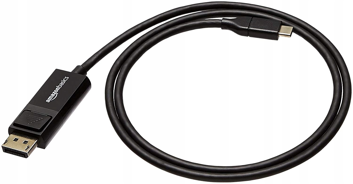 kabel USB-C-DisplayPort, dwukierunkowy, 0,9 m.